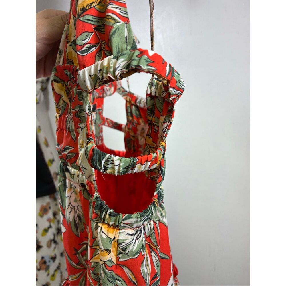 Hello Molly NWT Sweet Jacaranda Dress in Orange Floral Pattern Size 6 - Picture 3 of 10
